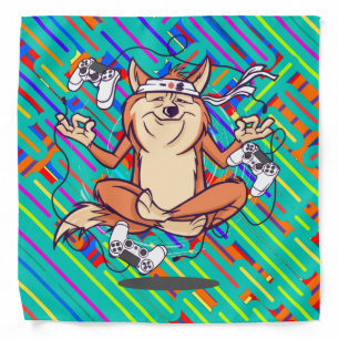 Awesome Japanese Dog Shiba Inu Gaming Bandana