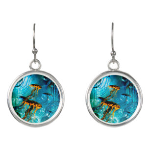 Awesome jellyfish earrings