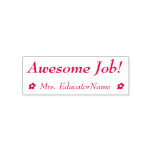 [ Thumbnail: "Awesome Job!" Teaching Assistant Rubber Stamp ]