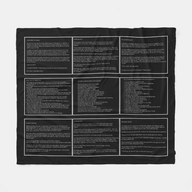 Awesome Jokes custom color fleece blanket (Front (Horizontal))