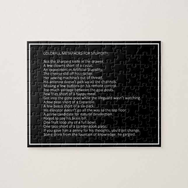 Awesome Jokes custom color puzzle 9 (Horizontal)