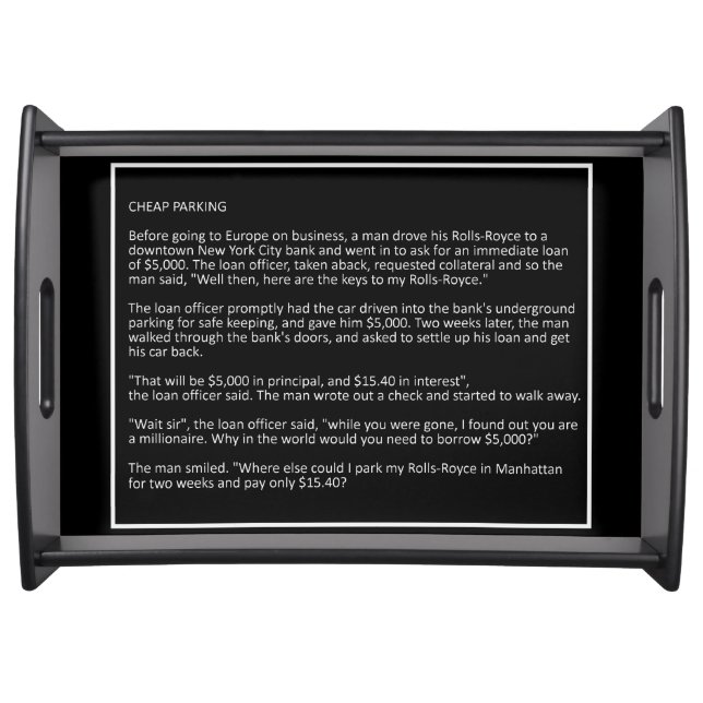 Awesome Jokes custom color serving tray 6 (Front)