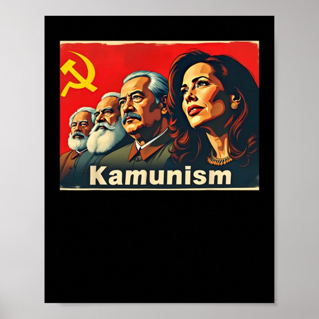 Awesome Kamunism Comrade Commie La Harris 2024  Poster (Front)