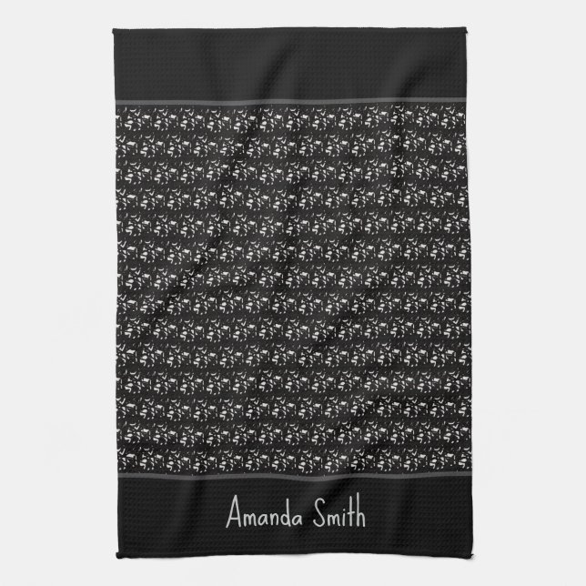 Awesome Kenyan, African Art Pattern, Kitchen Towel (Vertical)