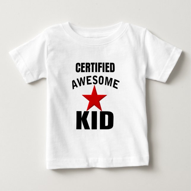 Awesome Kid Baby T-Shirt (Front)