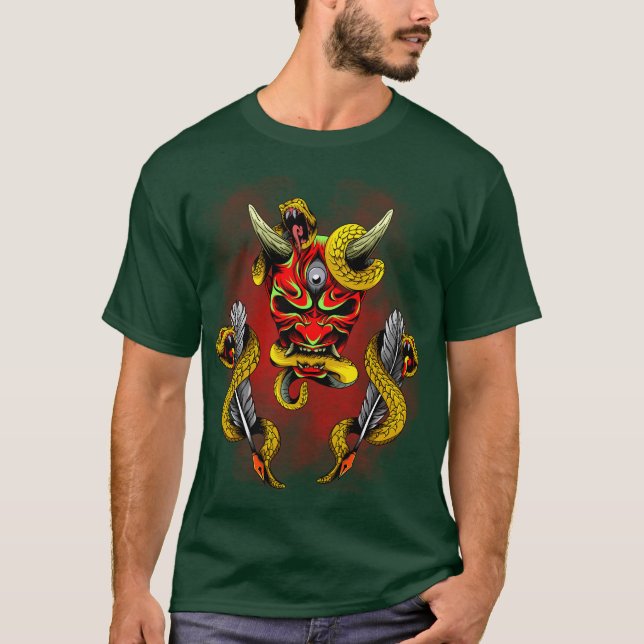 Awesome King Cobra Snake T-Shirt, Cobra T-shirt (Front)