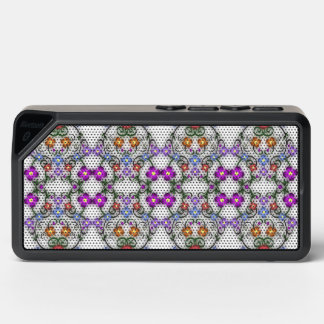 Awesome Lacy Look of Flowers Pink Bluetooth Speaker