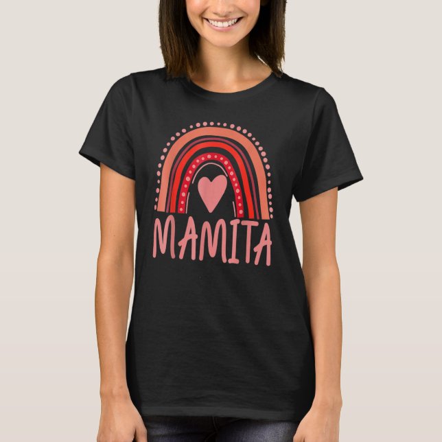 Awesome Latina Mamita Mom Valentine's Day CooL Rai T-Shirt (Front)