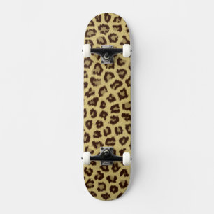 Awesome Leopard Print / Big Cat Skateboard Deck
