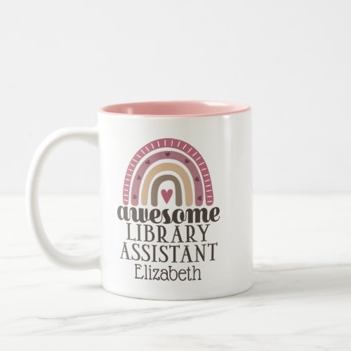 Awesome Library Assistant Two_Tone Coffee Mug