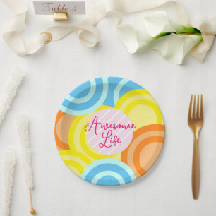Awesome Life Puck Potluck Paper Plates