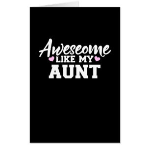Awesome Like My Aunt Card