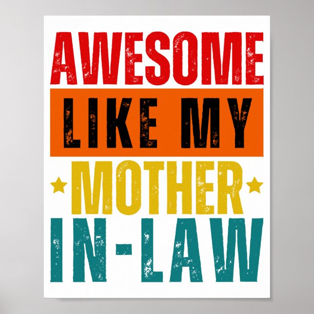 Awesome Like My Mother In-Law  Poster (Front)