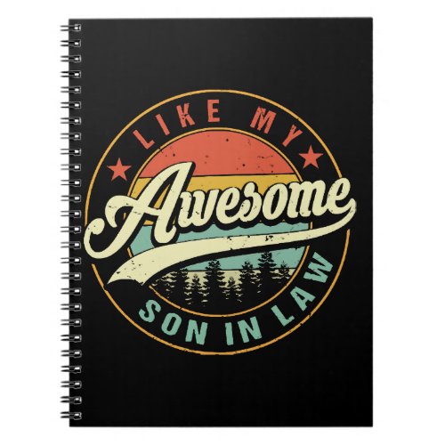 Awesome Like My Son In Law  Notebook