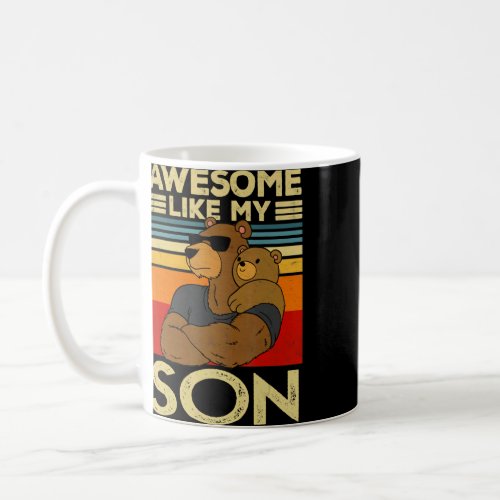 Awesome Like My Son  Vintage Parents  Coffee Mug