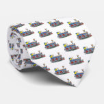 Awesome Locomotive Pattern Neck Tie at Zazzle