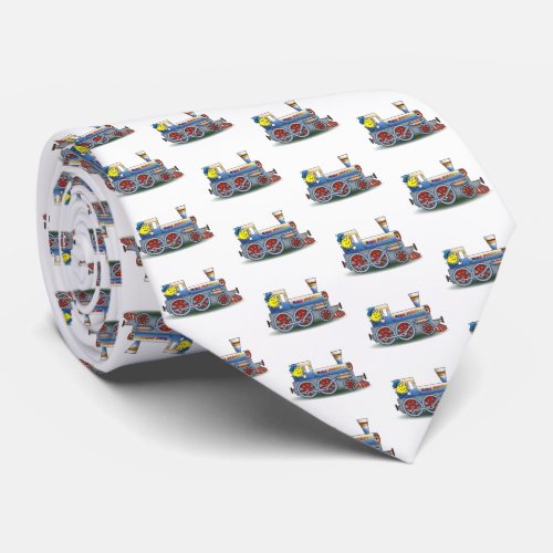 Awesome Locomotive pattern Neck Tie