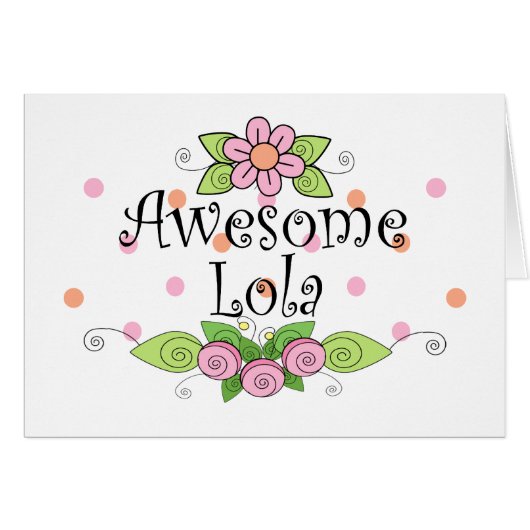 Awesome Lola T-Shirt (Front Horizontal)