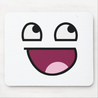 Awesome Lulz Face Mouse Pad