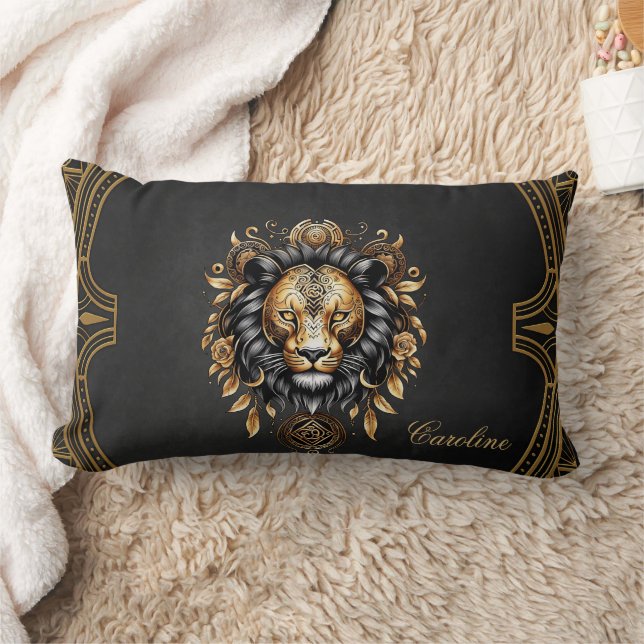 Awesome majestic lion lumbar pillow (Blanket)