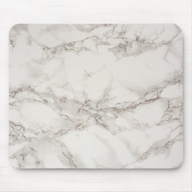 Awesome marble trendy modern mouse pad (Front)