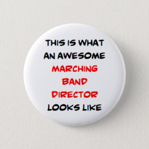 Pinback Button Badge 1.5" Marching Band Music BAND GEEK 