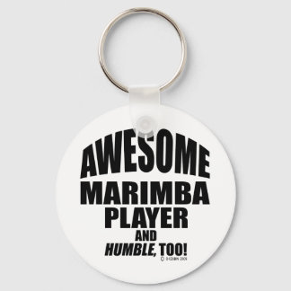Awesome Marimba Player Keychain