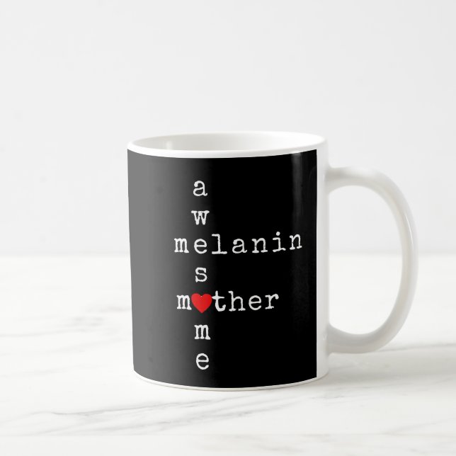 AWESOME MELANIN MOTHER | Christian Scripture Coffee Mug (Right)