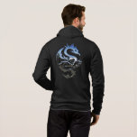 Awesome Men&#39;s Full-zip Hoodie In Dragon Design at Zazzle