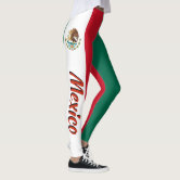 Mexico Flag Mexican Patriotic Leggings