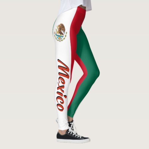 Awesome Mexico Mexican Flag Leggings