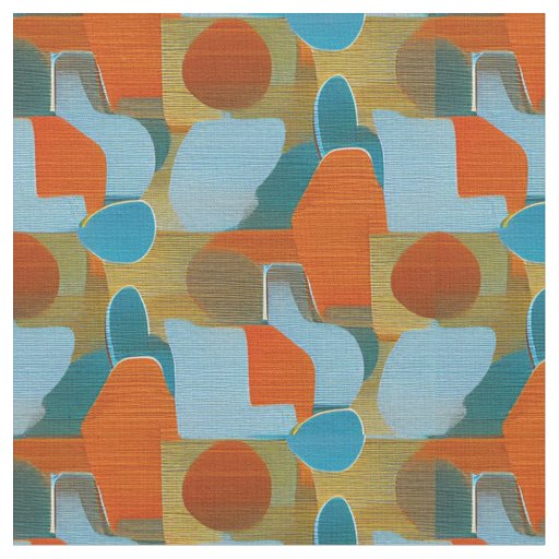 Awesome Mid Century Modern Abstract Fabric
