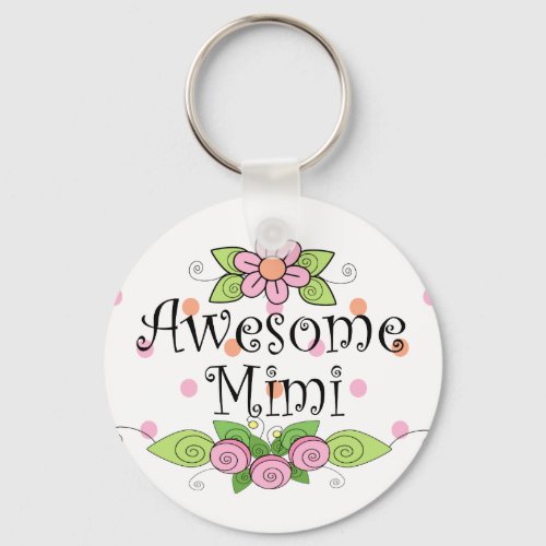 Awesome Mimi T_Shirt Keychain