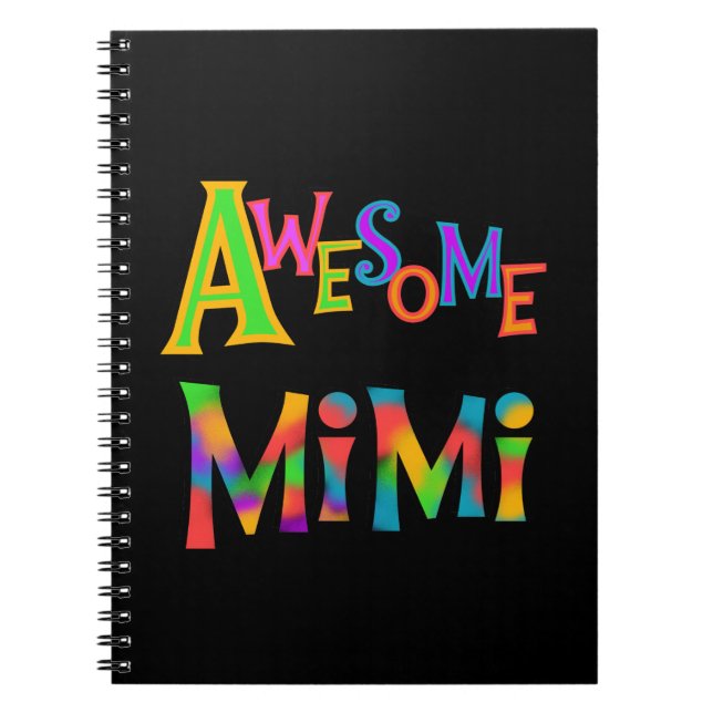 Awesome Mimi T-shirts and Gifts Notebook (Front)