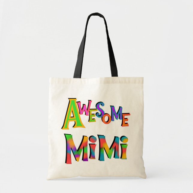 Awesome Mimi T-shirts and Gifts Tote Bag (Front)