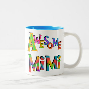 Awesome Mimi T-shirts and Gifts Two-Tone Coffee Mug