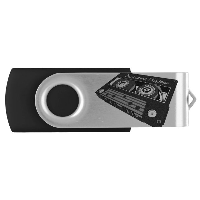 Awesome Mixtape Cassette Flash Drive (Front)