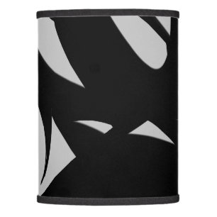 Awesome Modern Art Gray / Black Lamp Shade