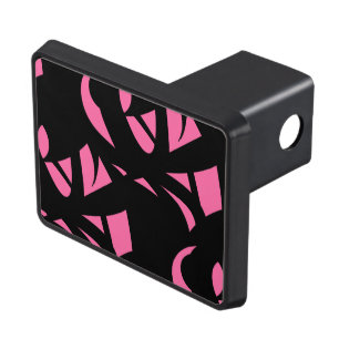 Awesome Modern Art Pink / Black Hitch Cover
