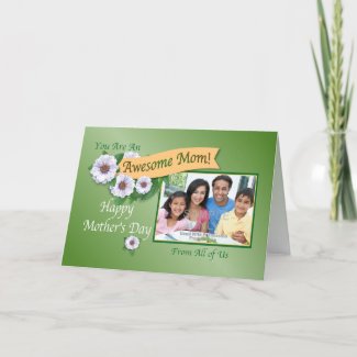 Awesome Mom From All of Us Custom Photo