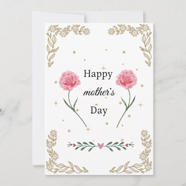 Awesome Mom Greeting Card Perfect for Mother's Day (Front)
