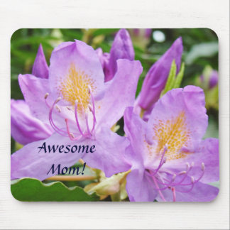 Awesome Mom! mousepad gifts Purple Rhodies