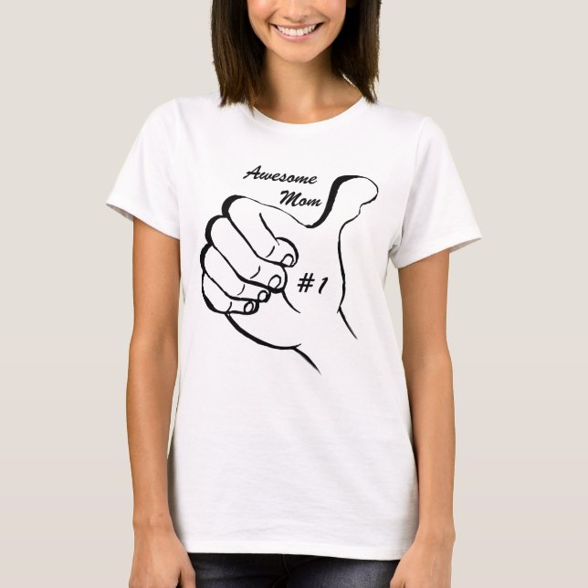Awesome Mom_ T-Shirt (Front)