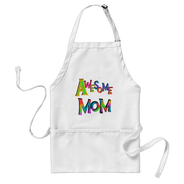 Awesome Mom T-shirts and Gifts Adult Apron (Front)