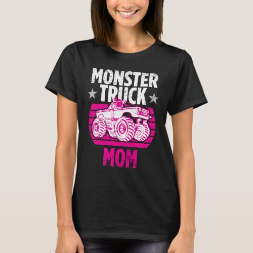 Awesome Monster Truck Mom Tricks Stunts Wheelies T_Shirt