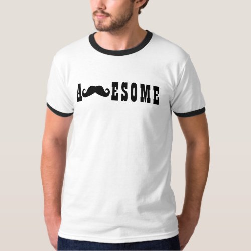 Awesome Moustache T_Shirt