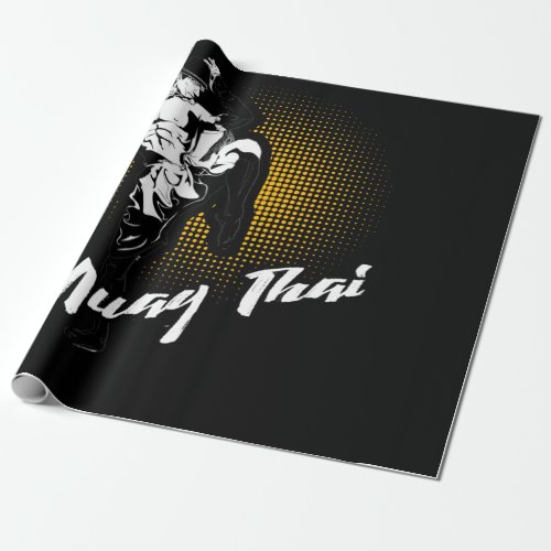 Awesome Muay Thai Fists _ Distressed Martial Art Wrapping Paper