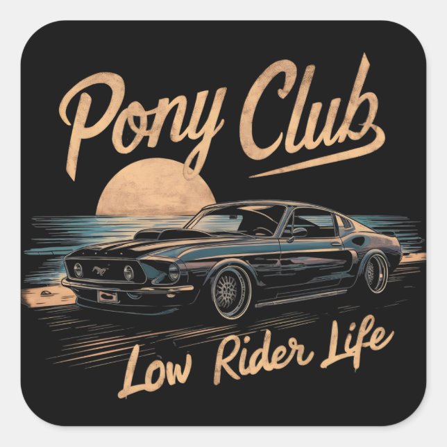 AWESOME MUSCLE CAR STICKERS (Front)