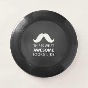 Awesome Mustache Wham-O Frisbee