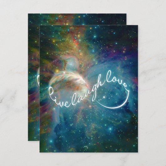 Awesome mystic "Live Laugh Love" infinity symbol (Front/Back)